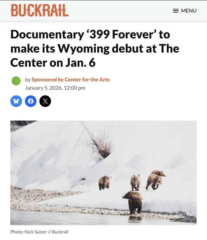 Buckrail article announcing the Wyoming debut